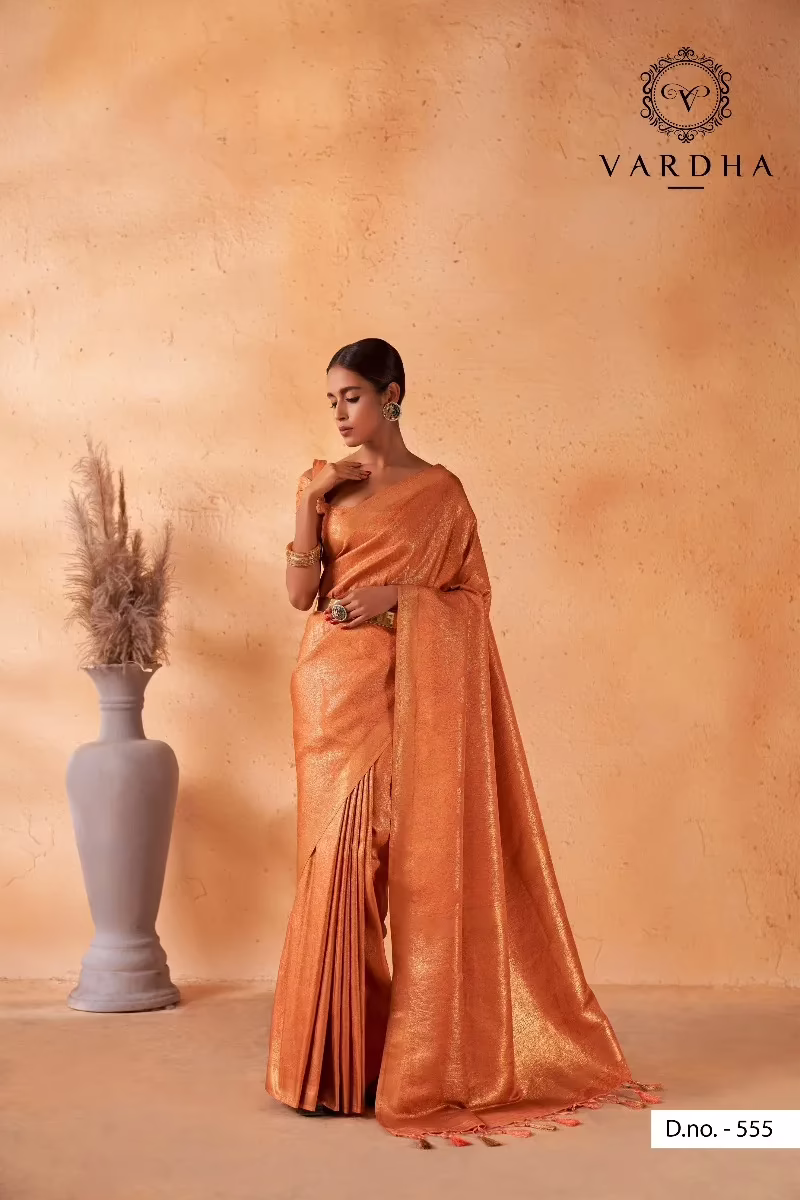 Asya Vol.2 Orange Zari Women Saree