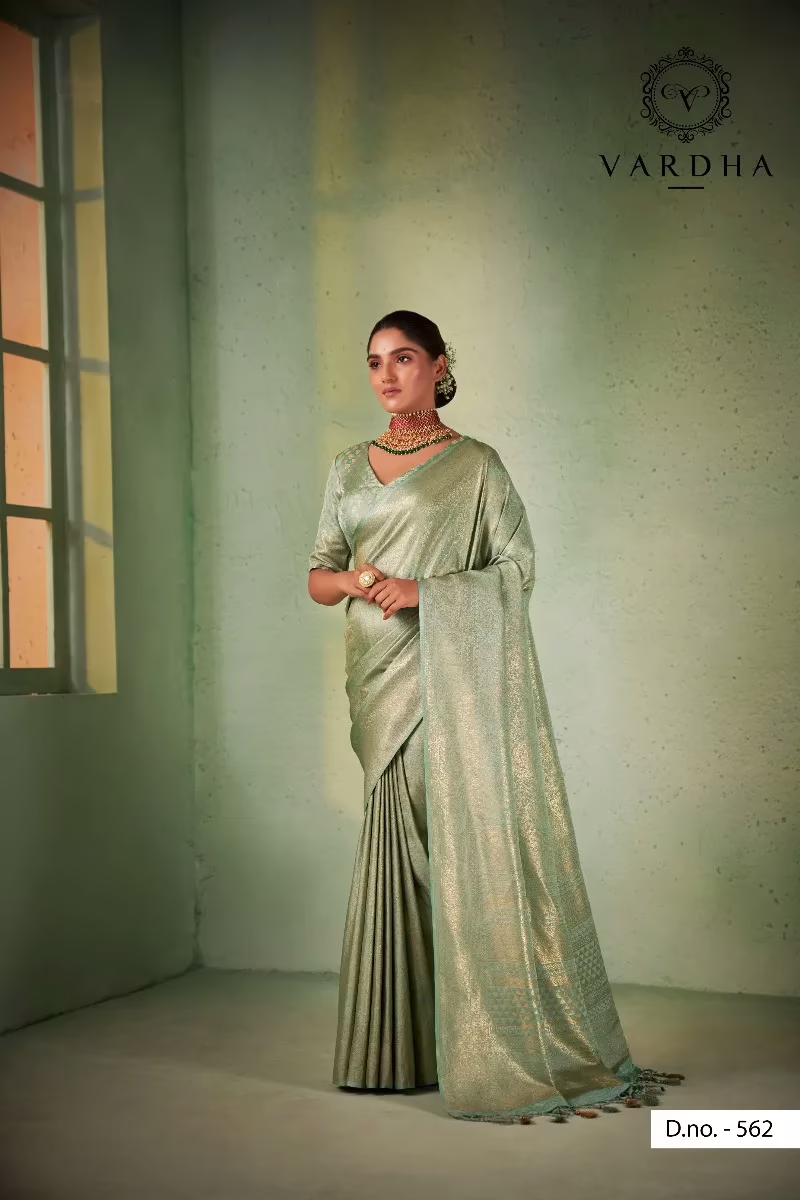 Asya Vol.4 Zari Green Women Saree