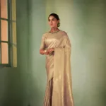 Asya Vol.4 Beige Zari Women Saree