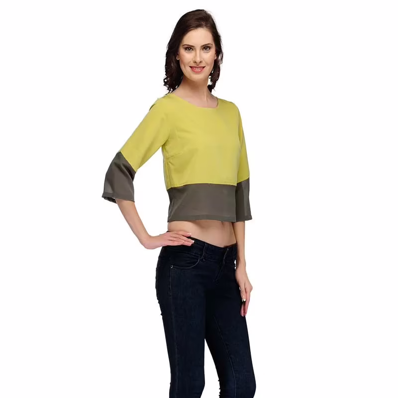 Bumpkin two tone boxy crop top - Image 4