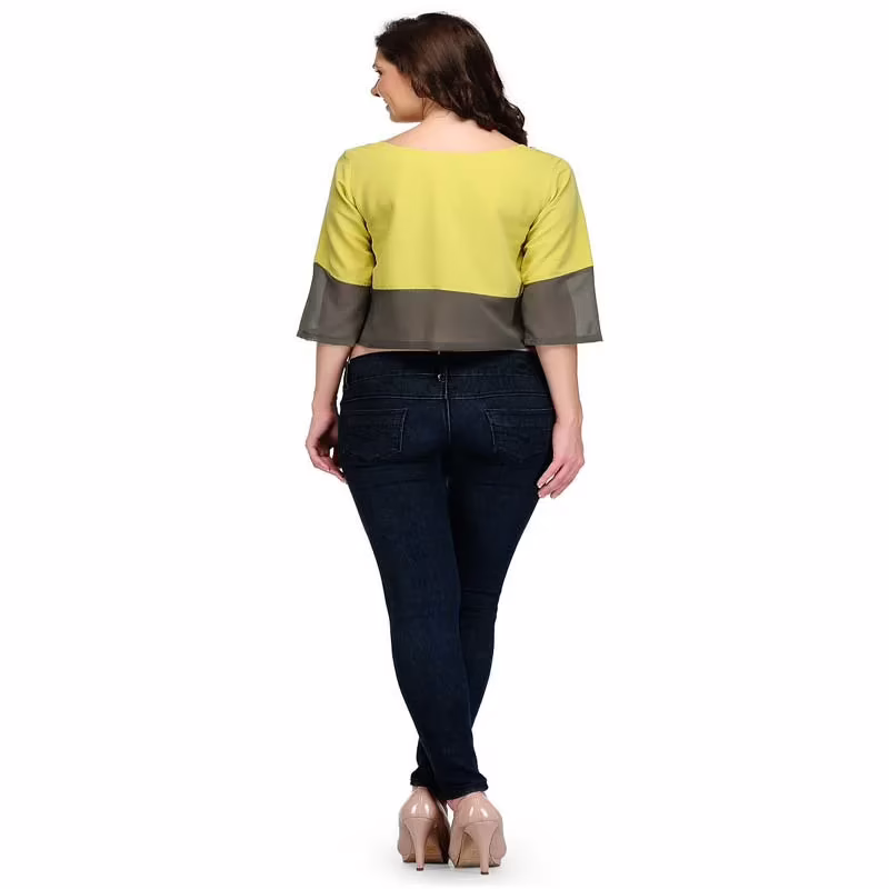 Bumpkin two tone boxy crop top - Image 5