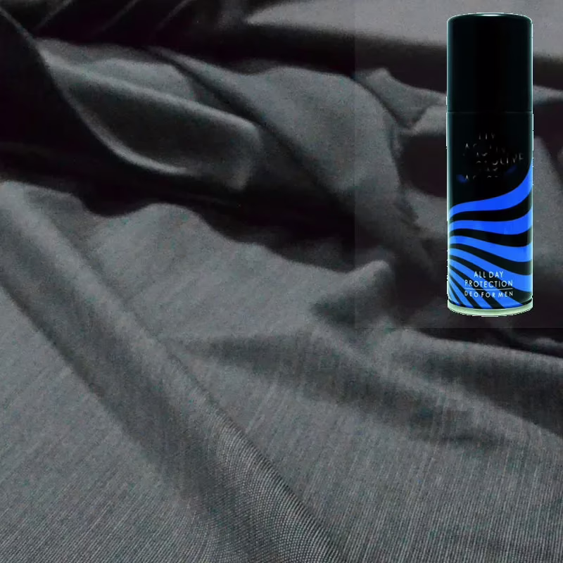 Raymond Light Grey Marino Wool Self Linning Suit Fabric Free Deo