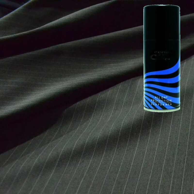 Raymond Dark Grey White Linning Suit Fabric Free Deo