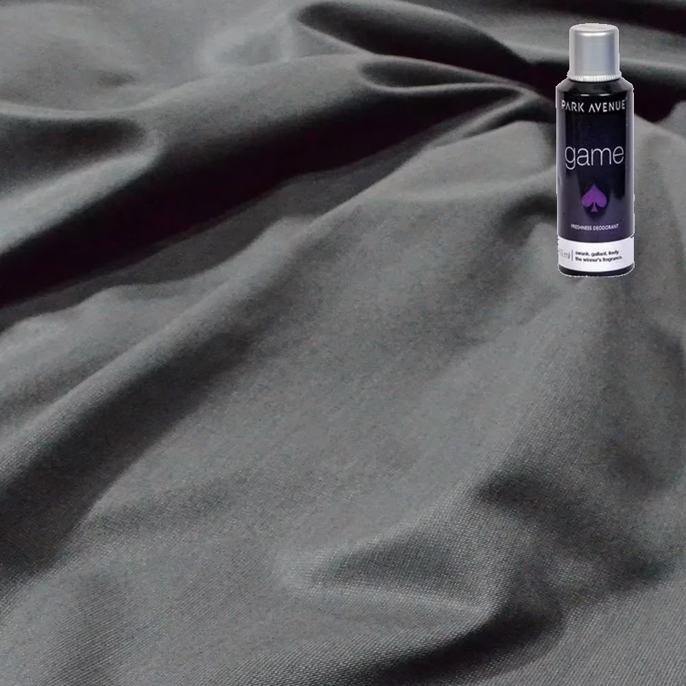 Raymond Dark Grey Self Linning Suit Fabric Free Deo