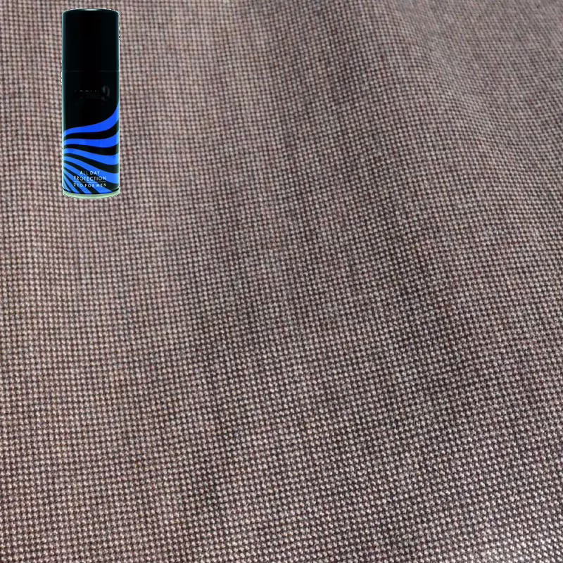 Raymond Dark Brown Self Check Tweed Coat Fabric Free Deo