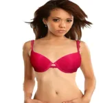 Hushh Exotic Red Net Padded Lacy Bra