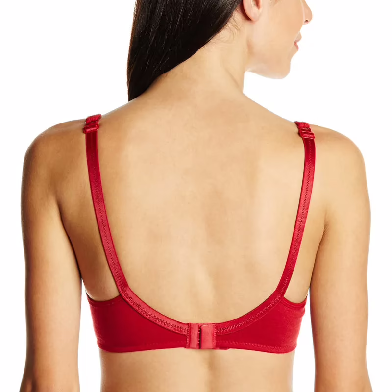 Hushh Red Padded Non Wired Bra - Image 2