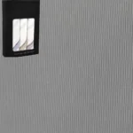 Raymond White With Grey Linning Shirting Fabric Free Handkerchief