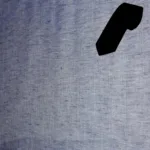 Raymond White With Blue Self Print Shirting Fabric Free Tie