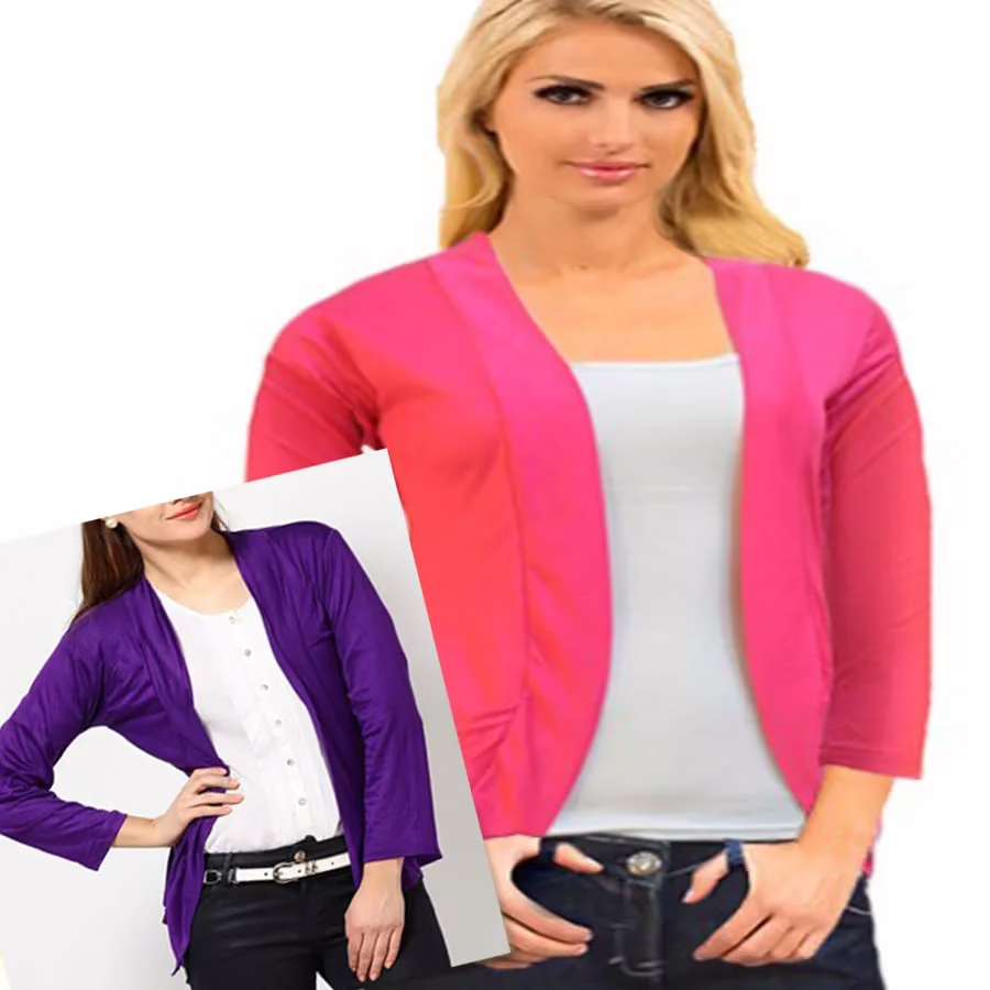Offers To Eye On Purple & Pink Shrug