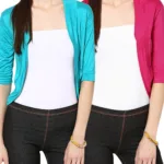 Pack Of Green & Pink Shrug