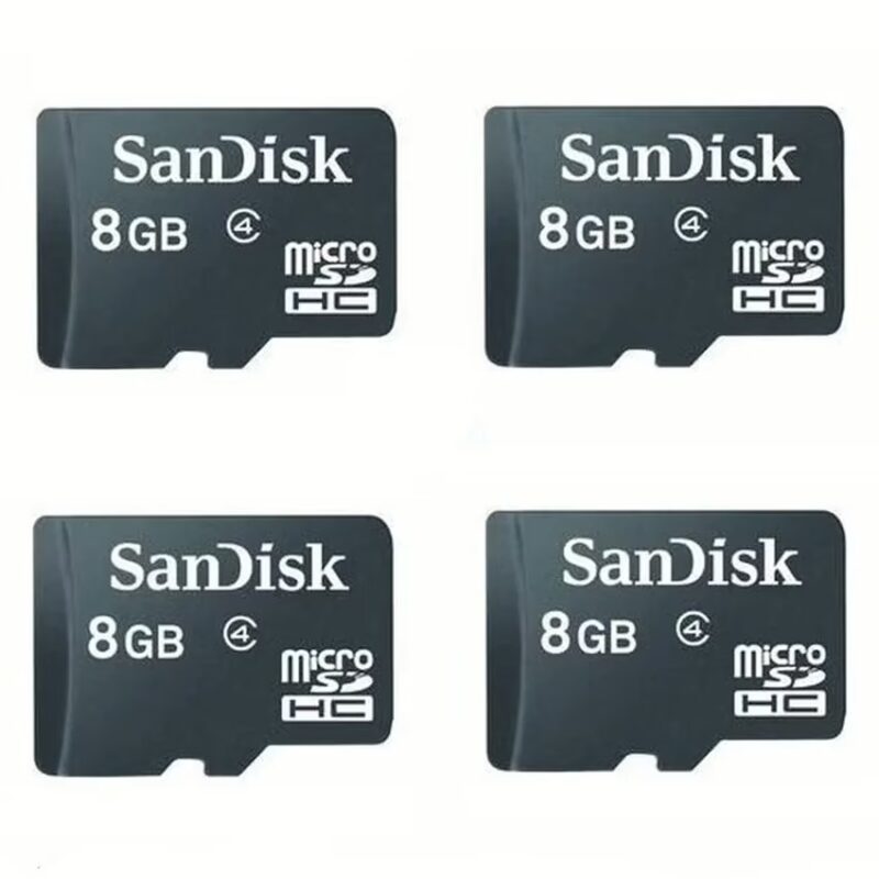 Value Pack Of 4 SanDisk 8 GB Ultra Micro SD Card