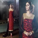 Mizzoli Multi Georgette Straight  Suit