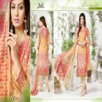 Mizzoli Multi Georgette Straight Cotton Suit