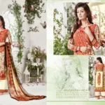 Mizzoli Multi Georgette Straight Cotton Suit