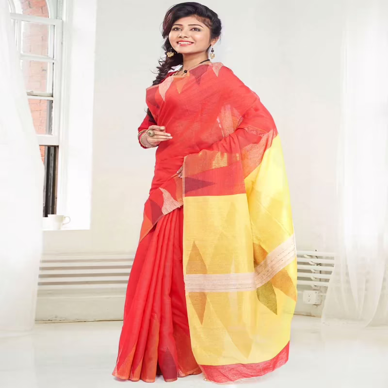Designer Handloom Ethnic Saree with Indian Handlom Mark