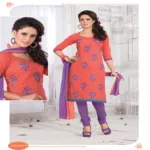 Chakor-A Cotton Green & Multicolor Color Unstitched Suit