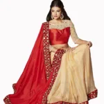 Club Art Decor Designer Red Saree With Pure Natural Fabrics
