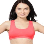 Seamless Non Padded Coral Sports Bra