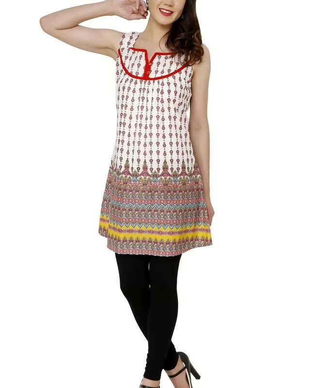 Chiktones Printed Cotton Tunic
