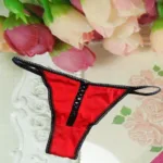 Divine Red Black String Thong