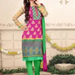V&V Apparel Style Cotton Printed Dress Material