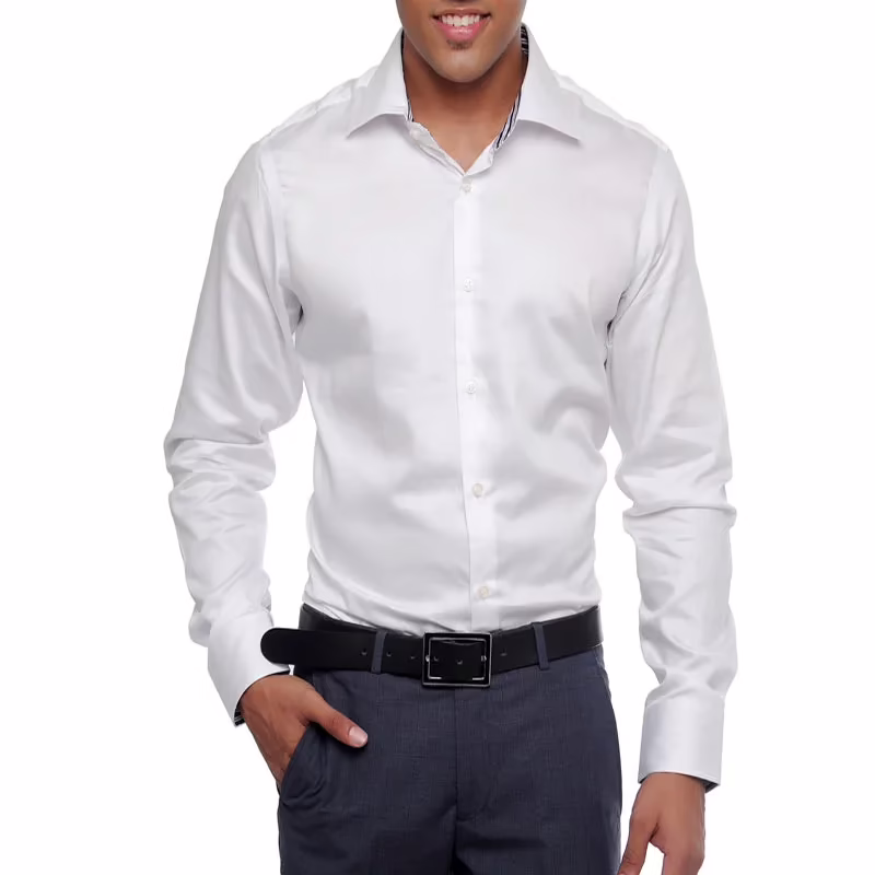 Raymond White Shirting Fabric Free Tie