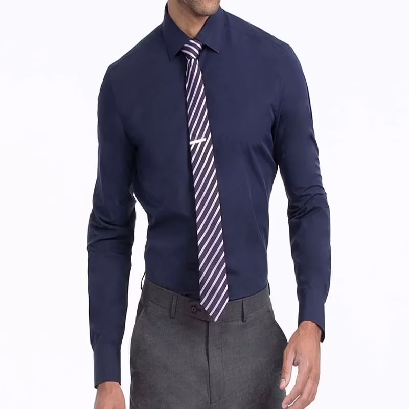 Raymond Men Poly blended Shirt Fabric_Blue Free Tie