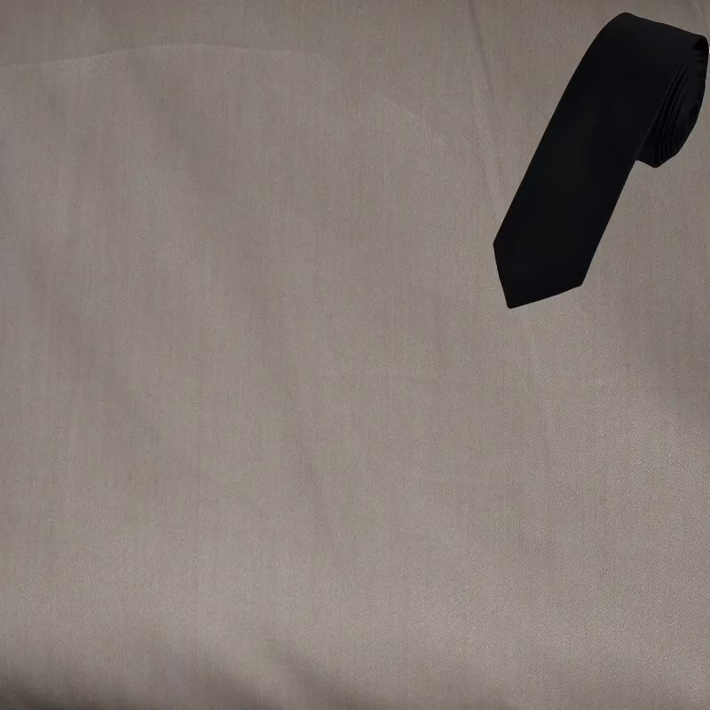 Raymond Men Poly blended Shirt Fabric_Brown Free Tie