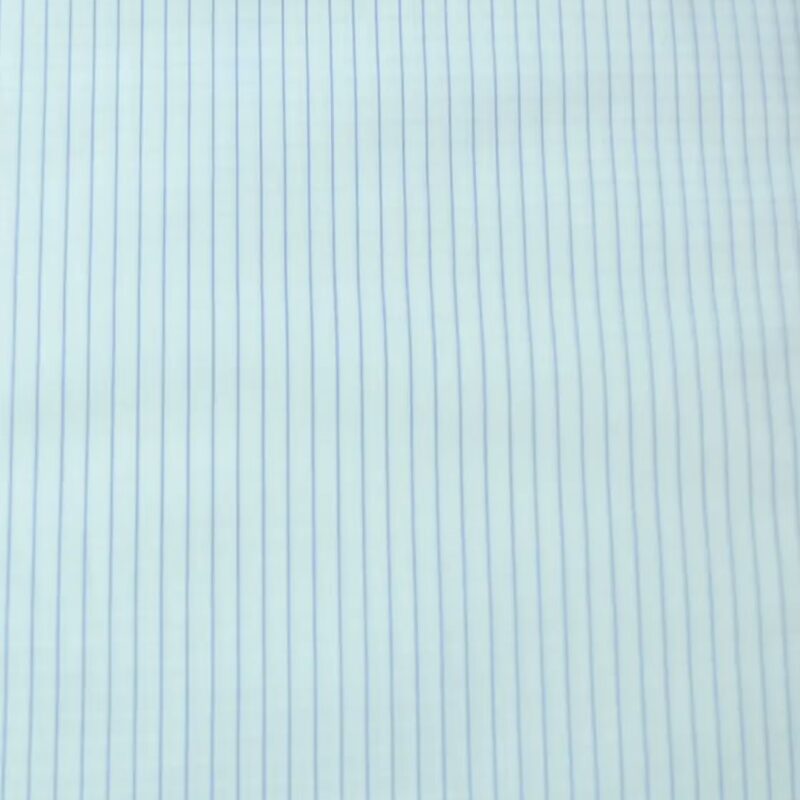 Raymond Sky Blue With Blue Lining Cotton Blended Shirting Fabric