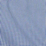 Raymond Dark Blue With White Lining Cotton Blended Shirting Fabric