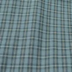 Raymond Green With Multi Check Cotton Blended Shirting Fabric