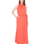 Elliana Peach Gown Dress