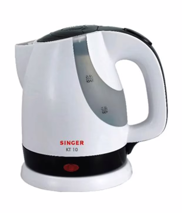 Singer. 1 Ltr KT-10 Electric Kettle White