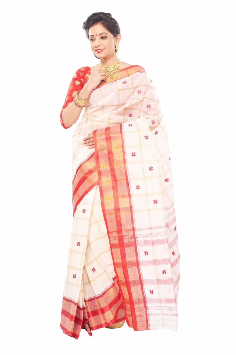 Benguli saree collection garad cotton saree - Image 2