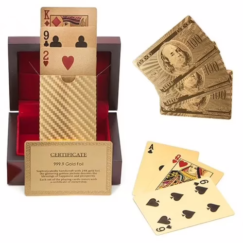 SuperDeals Exclusive Gold Playing Cards - Image 4