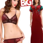 Gracious Nightgown & Lingerie set Combo Pack