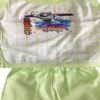 Newborn Sleeveless Round Neck T-Shirt with Front Print and Short Set (0-6 Months) - Image 3