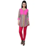 Chiktones Polyster Crepe Printed Kurti