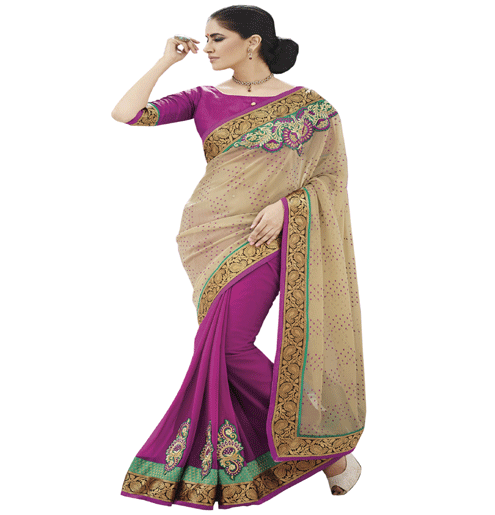 Peach Colour Fancy Jacquard Traditional Designer Occation Wear Saree With Matching Blouse Piece