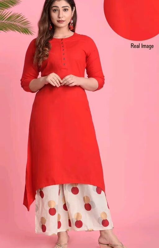 Trendy Hrishita Red Women Kurta Sets