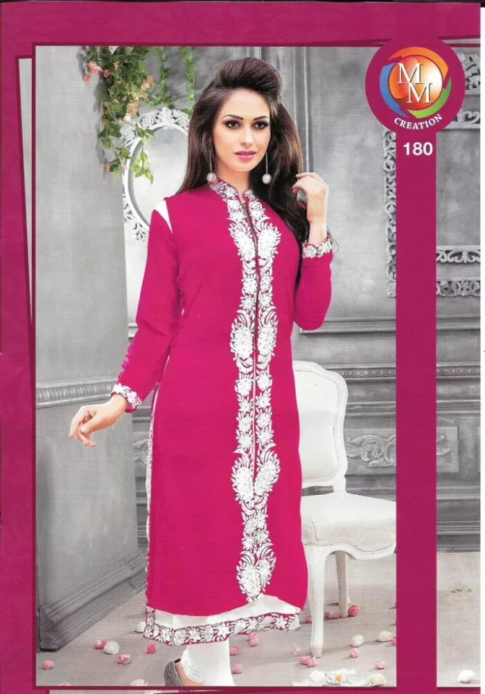 Dream Pink Casual Full Sleeve Women's Kurti