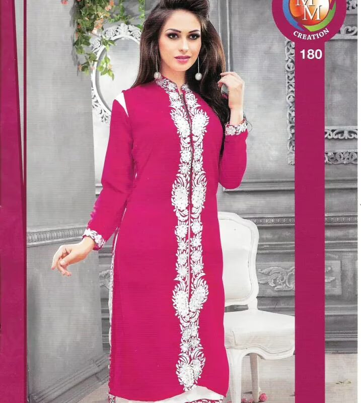 Dream Pink Casual Full Sleeve Women's Kurti