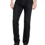Levi’s-Black Narrow Fit Denim Jeans-510