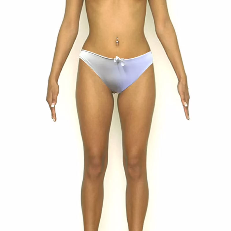Pack Of 2 Sexy White Thong Panty