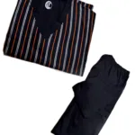 Cito Black With Linning Night Suit