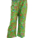 Stylish Knee Length Green Printed Lounge Pajama