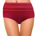 Feel Well-Maroon Stripe Shaping Panty