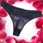 Mesmerizing Black Thread Work Tanga Thong