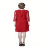 Radiation Safe-Stylish Cutwork Neckline Maternity Dress - Image 3